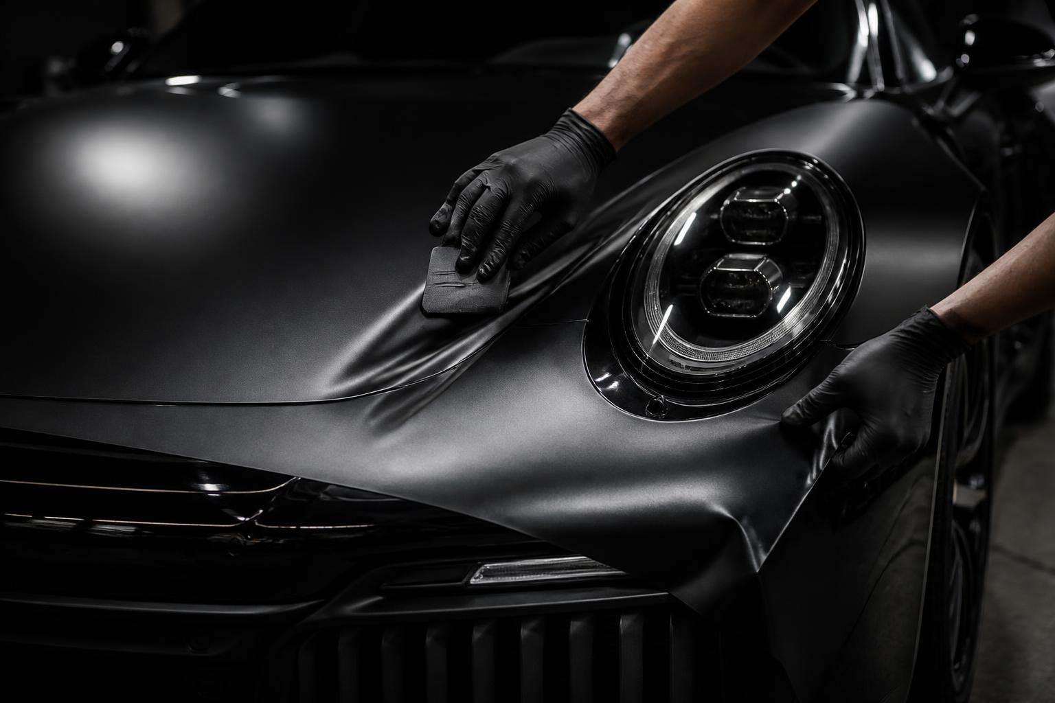 Premium Car Wrapping in Wiesbaden – Folierung eines Sportwagens